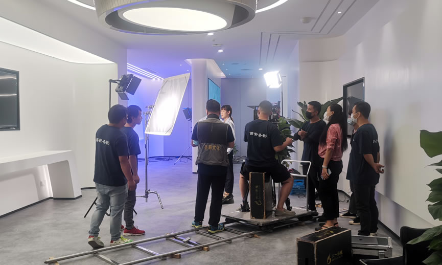 三秦环保科技股份有限公司宣传片拍摄中......(图2)