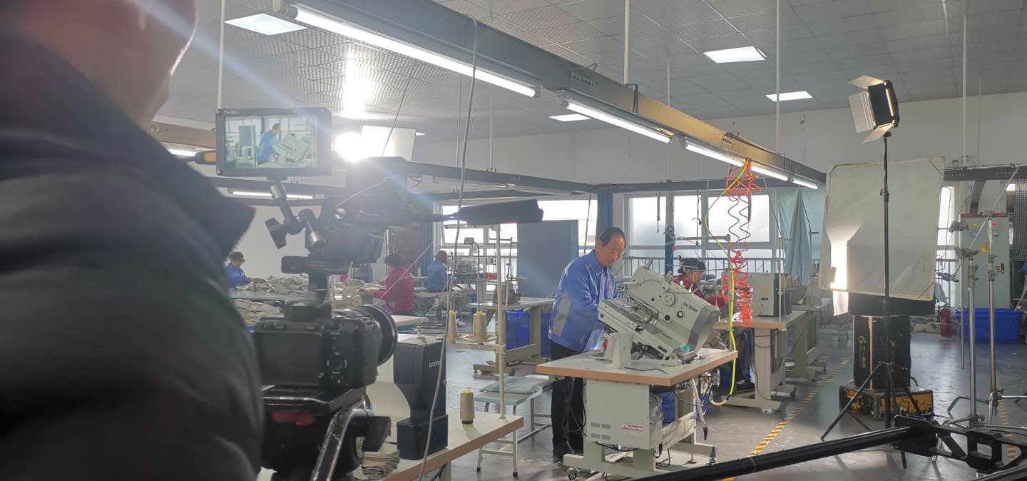 中国大唐澄县唐威服装厂纪实视频拍摄中(图4)