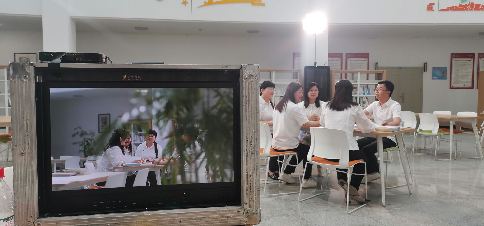 宝鸡中学迁校二十周年形象宣传片后期制作中(图1)